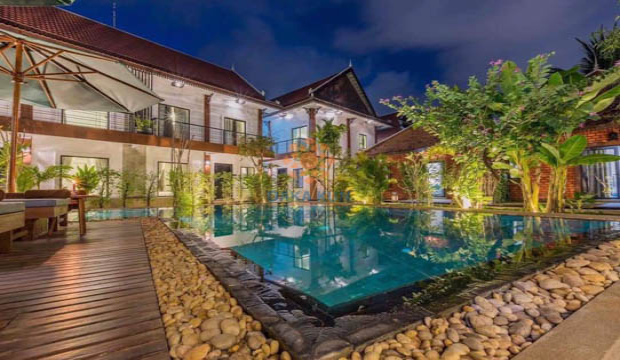 Studio Apartment for Rent with Pool in Krong Siem Reap-Sala Kamreuk