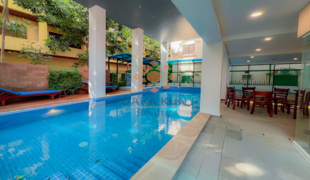 1 Bedroom Apartment For Rent With Swimming Pool in Siem Reap City