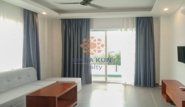 1 Bedroom Apartment For Rent With Swimming Pool in Siem Reap City