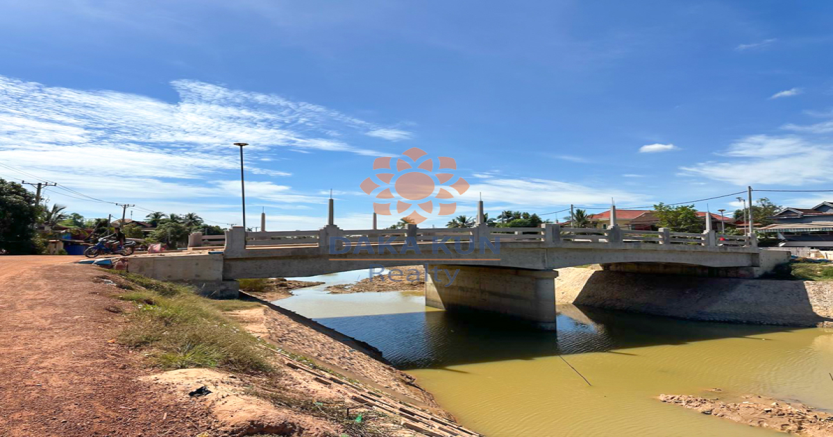 Land For Sale In Siem Reap City-River-Side