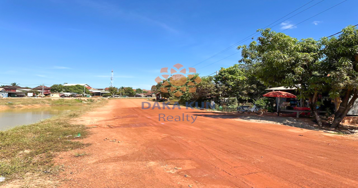 Land For Sale In Siem Reap City-River-Side