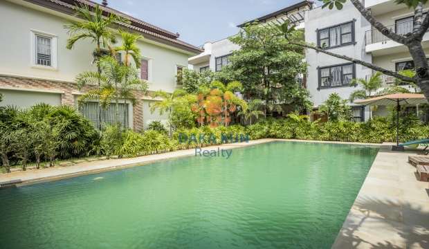 2 Bedrooms Apartment for Rent with Pool in Siem Reap-Sala Kamreuk