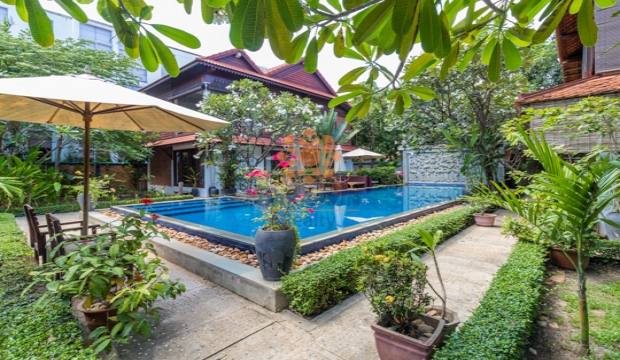 Villas for Rent with Swimming Pool in Siem Reap-Sala Kamreuk