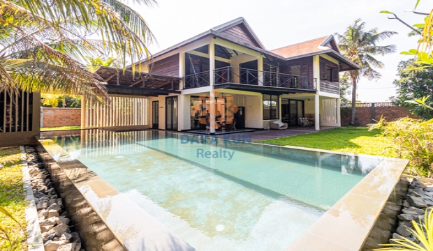 Modern Villa for Rent with Swimming Pool in Krong Siem Reap-near Golf