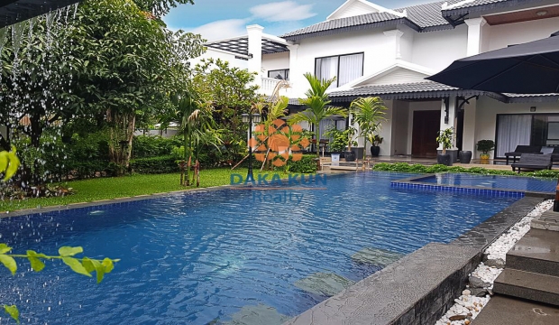 5 Bedrooms House for Rent with Pool in Siem Reap-Svay Dangkum
