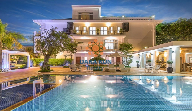 Modern 2 Bedrooms Apartment for Rent with Pool in Siem Reap -Sala Kamruek