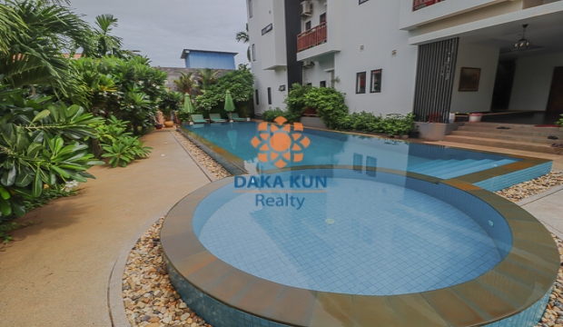2 Bedroom Apartment for Rent with Pool in Siem Reap-Svay Dongkum