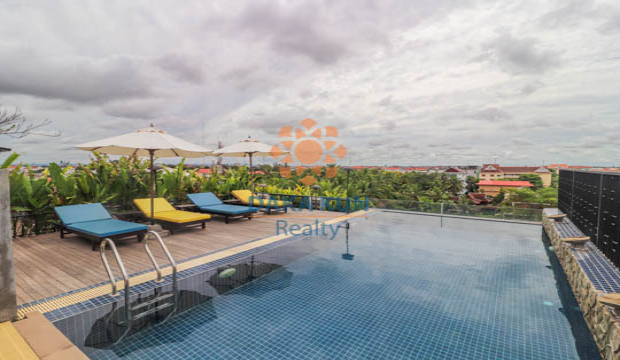 2 Bedrooms Apartment for Rent with Pool and Gym in Siem Reap-Sala Komreuk