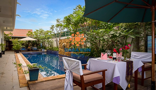 8 Rooms Boutique Hotel for Rent in Siem Reap