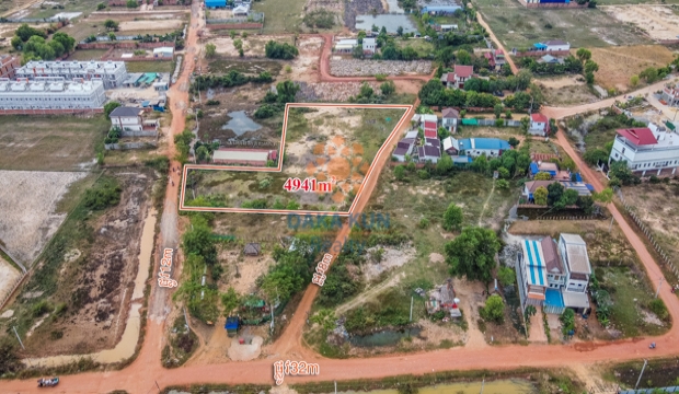 Urgent Sale Land near Svay Dangkum-Siem Reap