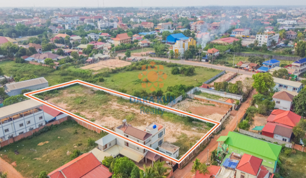 Urgent Sale Land in Krong Siem Reap-Sala Kamreuk