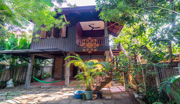 2 Bedrooms Wooden House for Rent in Krong Siem Reap-Sla Kram