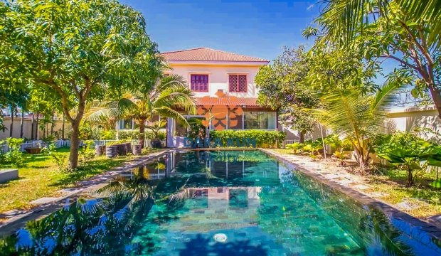 Villa for Rent with Swimming Pool in Siem Reap-Svay Dangkum