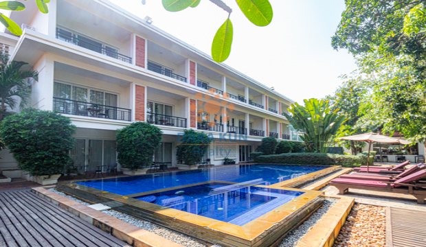 1 Bedroom Apartment for Rent with Pool in Krong Siem Reap-Svay Dangkum
