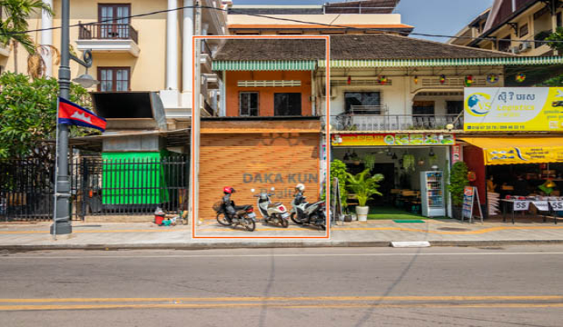 Shophouse for Rent in Krong Siem Reap-Wat Damnak