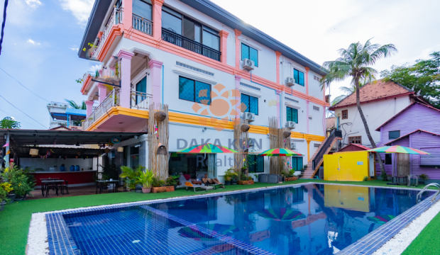 Business for Sale-Hotel and Restaurant in Krong Siem Reap-Wat Damnak