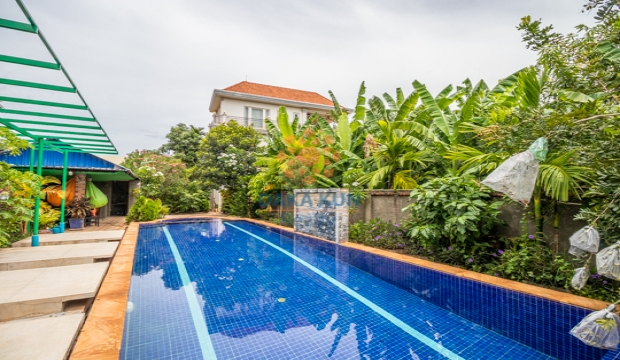 7 Bedrooms House for Rent with Pool in Siem Reap