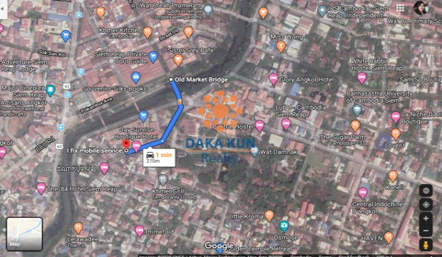 Urgent Sale Land Near Old Market in Siem Reap