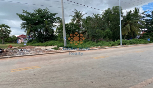 Land for Rent on Mian Road 22 meters, Siem Reap-Sala Karmeuk